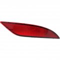 Rear Reflector Unit For Chevy Malibu 2016 2017 2018 2019 2020 Passenger Side Fits Gm1185113 And 23174490 Red Polycarbonate Lens 