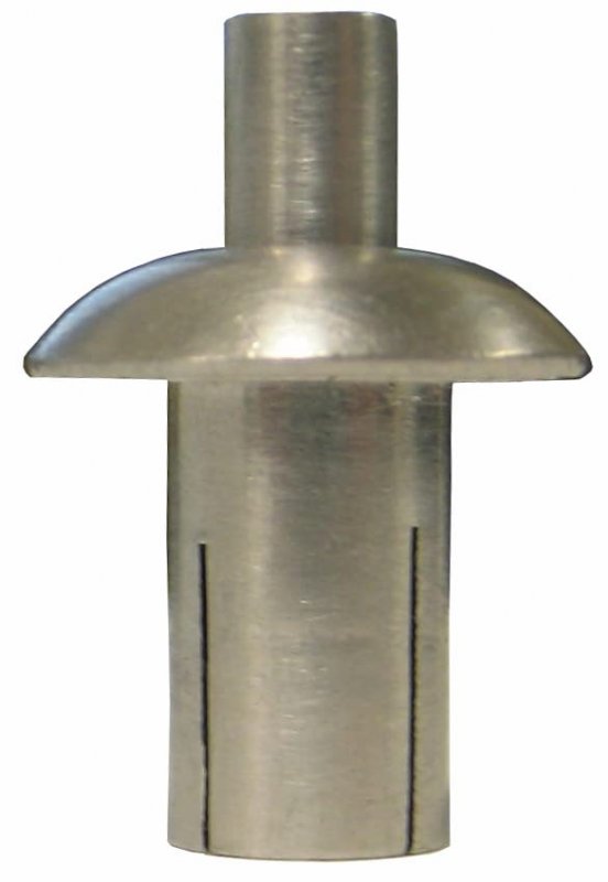 38-206-04-16 Aluminum Drive Rivet 1 8 Diameter X 078-171 Grip Range Brazier Head Plain Finish 50