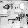 Ocpty Compatible For Chevrolet Blazer 1988-1993 Headlight Headlamps Chrome Housing Clear Reflector
