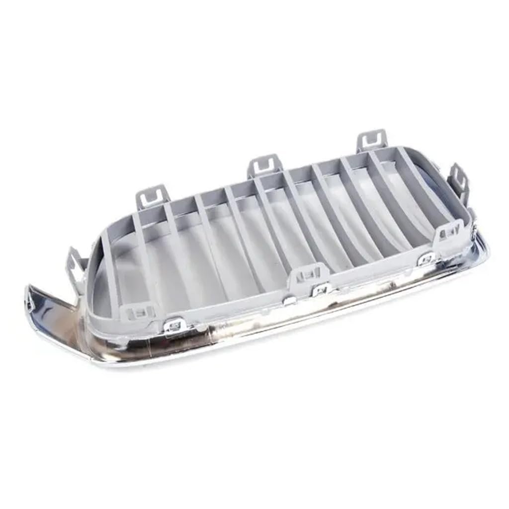 Bmw 328i 335i Xdrive 2013 2014 2015 2016 Grille Passenger Side Inner Modern 11 Bar Made Of Abs Plastic Silver Chrome Frame