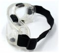 Toolusa Knight Guard Clear Lens Jumbo Safety Goggles 9 5 24 1 Cm Width Ventilated Design Pliable Fit Accommodates Additional