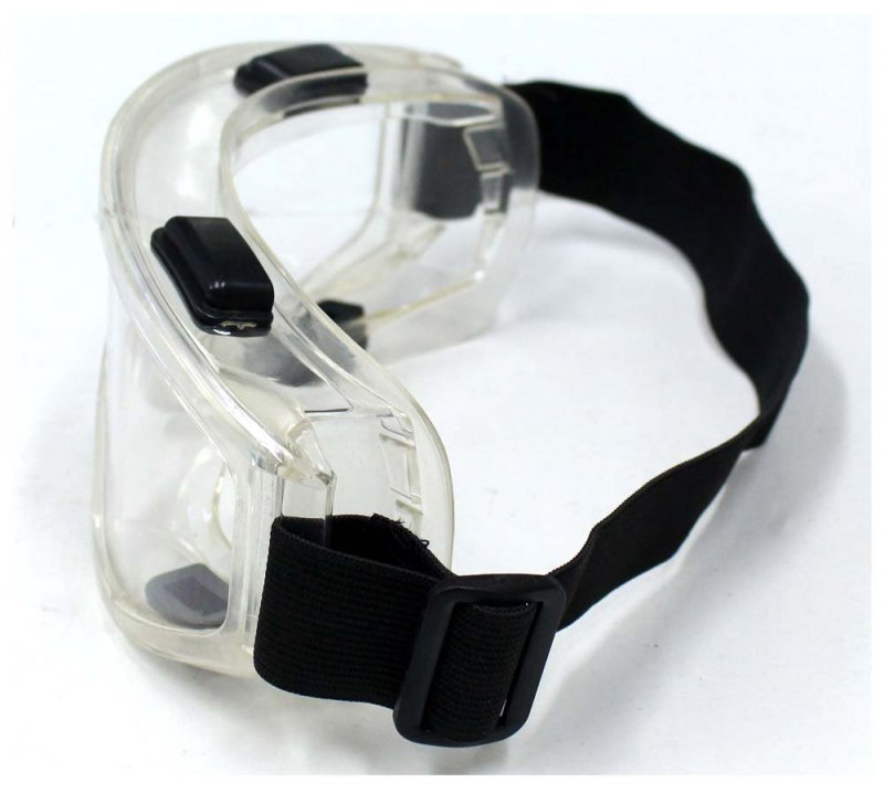 Toolusa Knight Guard Clear Lens Jumbo Safety Goggles 9 5 24 1 Cm Width Ventilated Design Pliable Fit Accommodates Additional