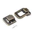 Uxcell Toggle Catch Lock 40mm Retro Decorative Bronze Hasp W Screws For Suitcase Chest Trunk Latches Clasp Pack Of 10