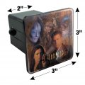 Farscape Crew Group Shot With Logo Weapons Raised Tow Trailer Hitch Cover Plug Insert