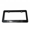 2x Genuine 3k Twill Real Glossy Carbon Fiber License Plate Frame Holder Universal Fits Bmw Mercedes Lexus Audi Tesla Cadillac