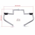 Httmt- Chrome Engine Guard Highway Crash Bar Protector Compatible With 1997-2008 Harlei H-d Touring