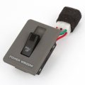 Uxcell Passenger Side Power Window Switch Kk12b-66-370 Replacement For Kia Pride