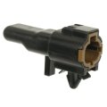 Mitsubishi Galant 2003 2011 Ac Ambient Air Temperature Sensor Black Plug In Connector Blade Terminal Push On Attachment Method 