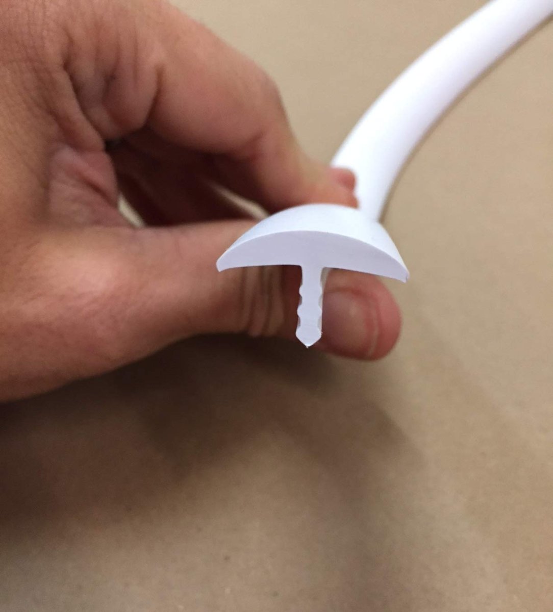 13 16 White T Molding Flexible Gap Edge Trim Rv Travel Traier Boat Marine And Home Application By Autmotive Authority White 50