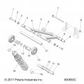 Timbersled Polaris Lower Shock Shaft Genuine Oem Part Qty 1