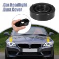 X Autohaux 4 Pcs Universal Rubber Housing Seal Cap Id 75mm Car H4 Led Headlight Dust Cover Waterproof Dustproof Shell