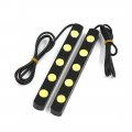 White 5 Led Eagle Eye Car Daytime Running Drl Day Driving Lamp 2pcs 