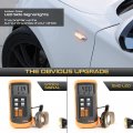 Vipmotoz Amber Led Strip Side Indicator Light Front Fender Turn Signal Lamp Replacement For Mazda 2 3 5 Mpv Chrome Housing
