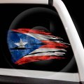 Aftershock Decals Puerto Rico 12 Inch Flag Tattered Decal Set Us Territory Island Distressed Sticker