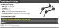 Front Stabilizer Sway Bar End Link Kit 2 Piece Compatible With 2003-2011 Ford Crown Victoria
