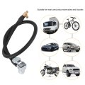 Tire Pumping Tube 300psi Rubber Universal Air Hose Inflator Pressure Filler Replacement For Automobiles Motorcycles
