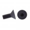 Prime-line Socket Cap Screws Flat Head Hex Allen Drive 10-32 X 1 2 In Blk 50 Pack