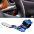 Turn Rod Extender Signal Lever Position Up Kit Aluminium Alloy Steering Wheel Universal Car Modification Toasted Blue