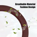 Uxcell Universal Silicone 14 6 37cm Steering Wheel Cover Foldable Tire Design Protector Interior Trim For Car Brown