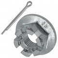Caltric Rear Wheel Castle Nut With Pin Compatible Yamaha Big Bear 250 Yfm250b 2009