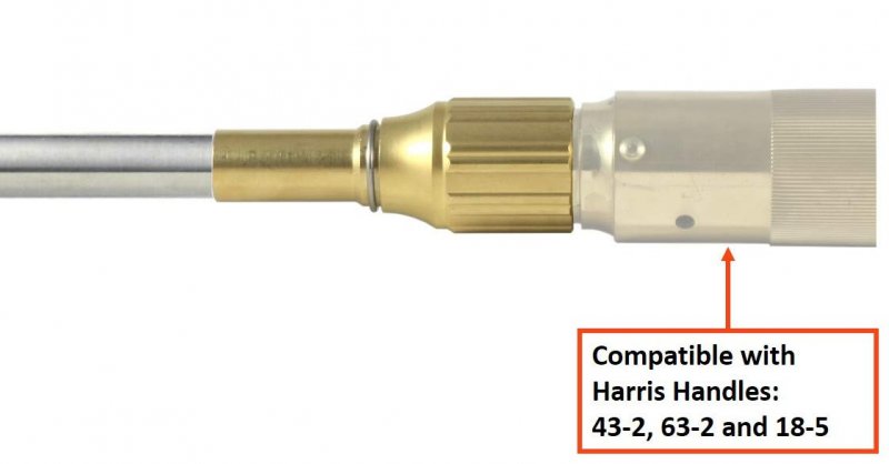 Sa Aa Propane Heating Nozzle Rosebud For Harris Model 2290-2h Complete Set With 10 5 Tube And Mixer
