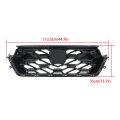 Munirater Front Upper Grille Bumper Glossy Black Sport Hybrid Grill Replacement For Crv 2023-2024