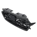 Munirater Front Upper Grille Bumper Glossy Black Sport Hybrid Grill Replacement For Crv 2023-2024