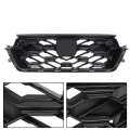 Munirater Front Upper Grille Bumper Glossy Black Sport Hybrid Grill Replacement For Crv 2023-2024