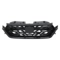 Munirater Front Upper Grille Bumper Glossy Black Sport Hybrid Grill Replacement For Crv 2023-2024