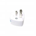 Hjk 2 Pcs Power Plug Adapter 3rd Grounding Pin Eu Europe Uk Asian Australia China Japan To Usa Travel Converter Ac Travel Latin 