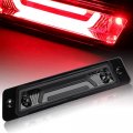 Rear 3d Led Bar Third Brake Stop Light Chrome Housing Smoke Lens For 1987 To 1993 Ford Mustang Lx With Spoiler 