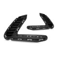 Fog Light Trim For Hyundai Elantra 2017 2018 Driver And Passenger Side Pair Front Outer Bumper Grille Black Replacement 