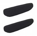 Car Console Covers Plus Fits Gmc Savana Vans Pair Of Neoprene Armrest For Fold Down Armrests Black