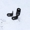 Jojofuny 40 Pcs Patio Door Lock Dice Bag Black Corner Bracket Heavy Duty Shelving Shelf Cast Iron Angle Brackets Heave Brace
