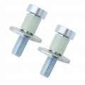 2pcs Door Latch Lock Striker Bolts Alloy Steel Plastic Replacement For 1971-1987 Truck Blazer C10 38420 