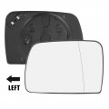X Autohaux Car Driver Left Side Rearview Mirror Glass Heated With Backing Plate For Bmw X5 2000-2006