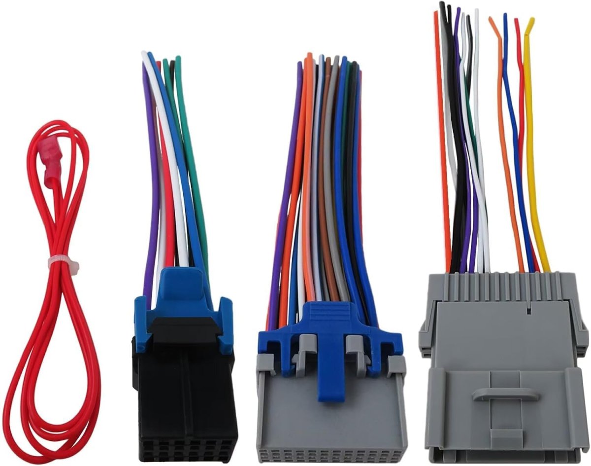 Radio Wiring Harness 24 Pin And 12 Plug For Chevrolet Silverado 2003 2007 Gmc Sierra Yukon Buick Lacrosse Avalanche Colorado