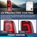 Pit66 Led Tail Lights Taillight Assembly For Chevy Silverado Gmc Sierra 1999-2007 Only Fits Fleetside Bed Not Fit Stepside Beds