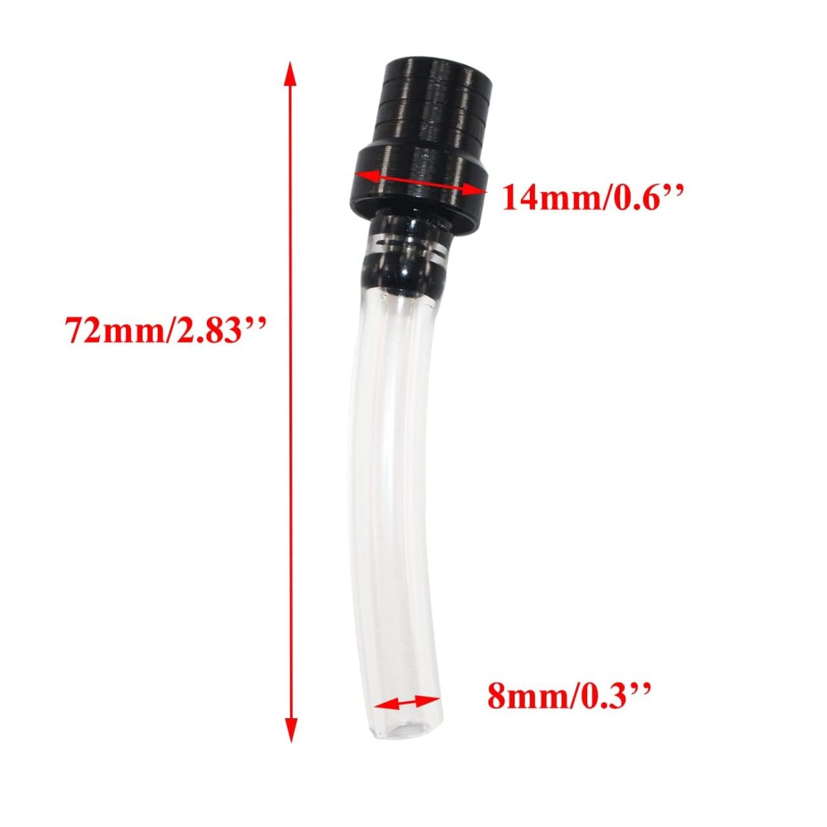 5 Pack Cnc Motorcycle Gas Cap Two Way Breather Tube Vent For Dirt Bike Pit Atv And Off Road Motorcycles 6061 T6 Billet Aluminum