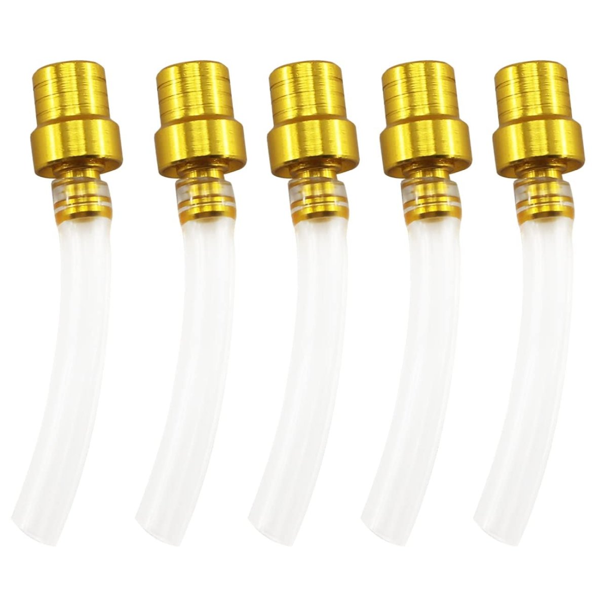 5 Pack Cnc Motorcycle Gas Cap Two Way Breather Tube Vent For Dirt Bike Pit Atv And Off Road Motorcycles 6061 T6 Billet Aluminum