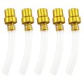 5 Pack Cnc Motorcycle Gas Cap Two Way Breather Tube Vent For Dirt Bike Pit Atv And Off Road Motorcycles 6061 T6 Billet Aluminum 