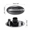 X Autohaux 1 Pair Side Marker Turn Signal Light No 36410-63j02 36410-84m00 For Suzuki Alto Gf 2009-2013 Celerio 2014-2020 Clear
