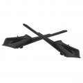 1pair Windshield Wiper Cowl Cover Extension Trim For Toyota Sienna 2011 2012 2013 2014 2015 2016 2017 2018 2019 2020
