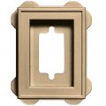 Builders Edge 130130002045 Mounting Block Sandstone Maple 