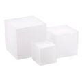 American Metalcraft Ac579 Acrylic Frosted Cube Risers Display Set Clear 3 Pieces 