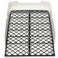 Hecasa Radiator Cover White Grille Compatible With 1987-2006 Yamaha Banshee 350 Yfz350