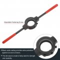 Uxcell Die Stock Handle Wrench For Metric M27-m36 Metric 1-1 16 -1-7 Unc Unf 65mm Od Rounds X 25mm Threading Die Holder With