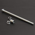 Minho 10mm 190mm Front Rear Axle With Bushing 6mm 15mm 20mm Fit For Motorcycle Pit Dirt Bike Moped Scooter Quad Atv Mini Parts