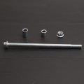 Minho 10mm 190mm Front Rear Axle With Bushing 6mm 15mm 20mm Fit For Motorcycle Pit Dirt Bike Moped Scooter Quad Atv Mini Parts