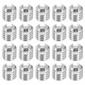 30pcs Threaded Inserts M2-0 4x4 M4-0 7x4 Stainless Steel 303 Screw Sleeves Thread Repair Insert For Mechanical Equipment 